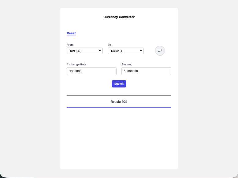 currency converter project